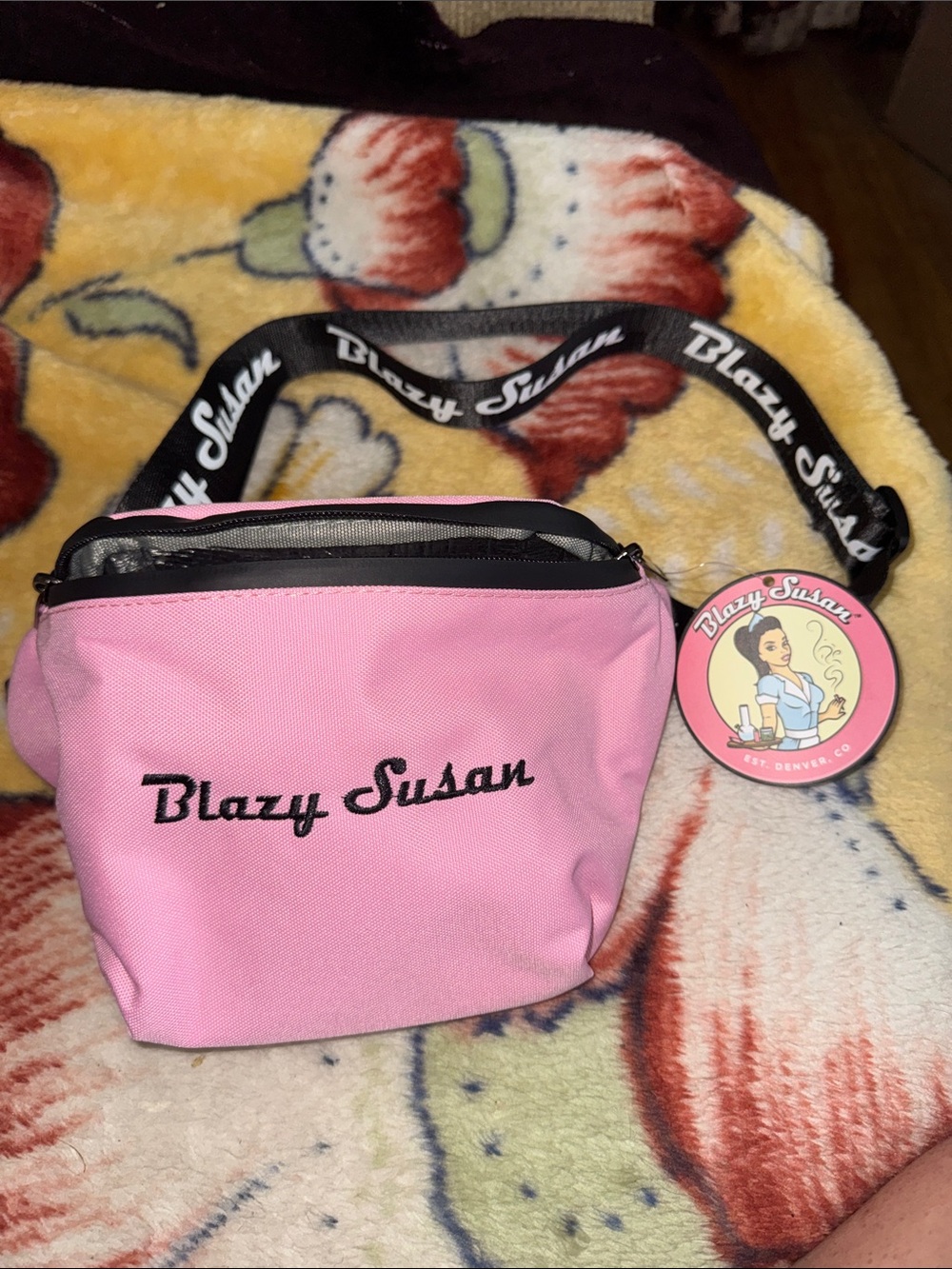 Pink Blazy Susan Fanny pack / Waist Bag